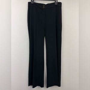 Simply Be size 16 Women’s Black High Rise Wide Leg Trousers Dress Pants